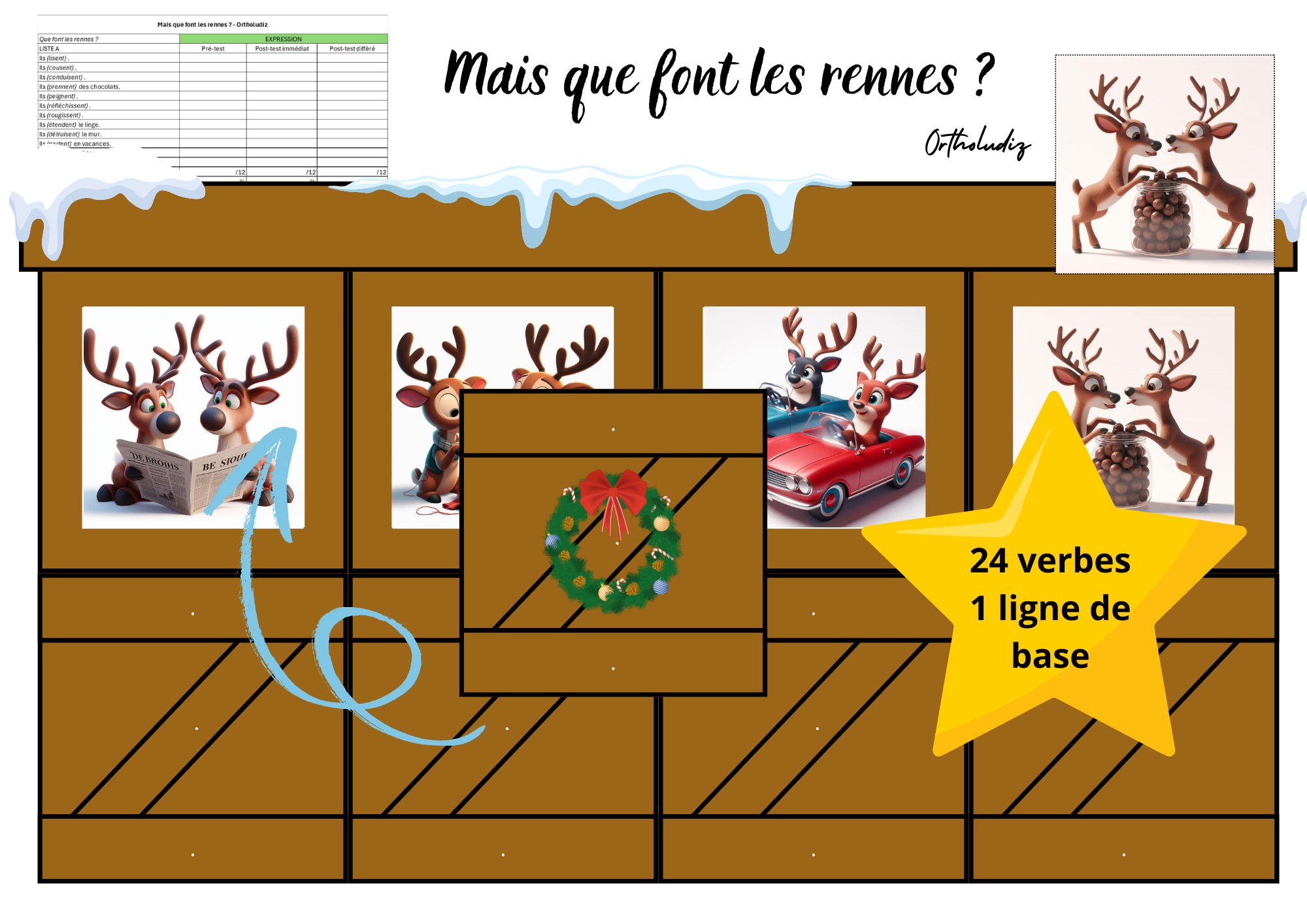 Mais que font les rennes ?