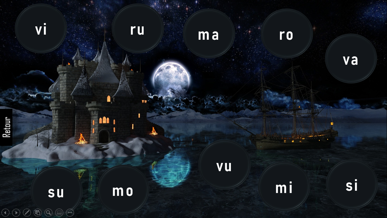 Ne réveillez pas le fantôme ! (lecture de syllabes)