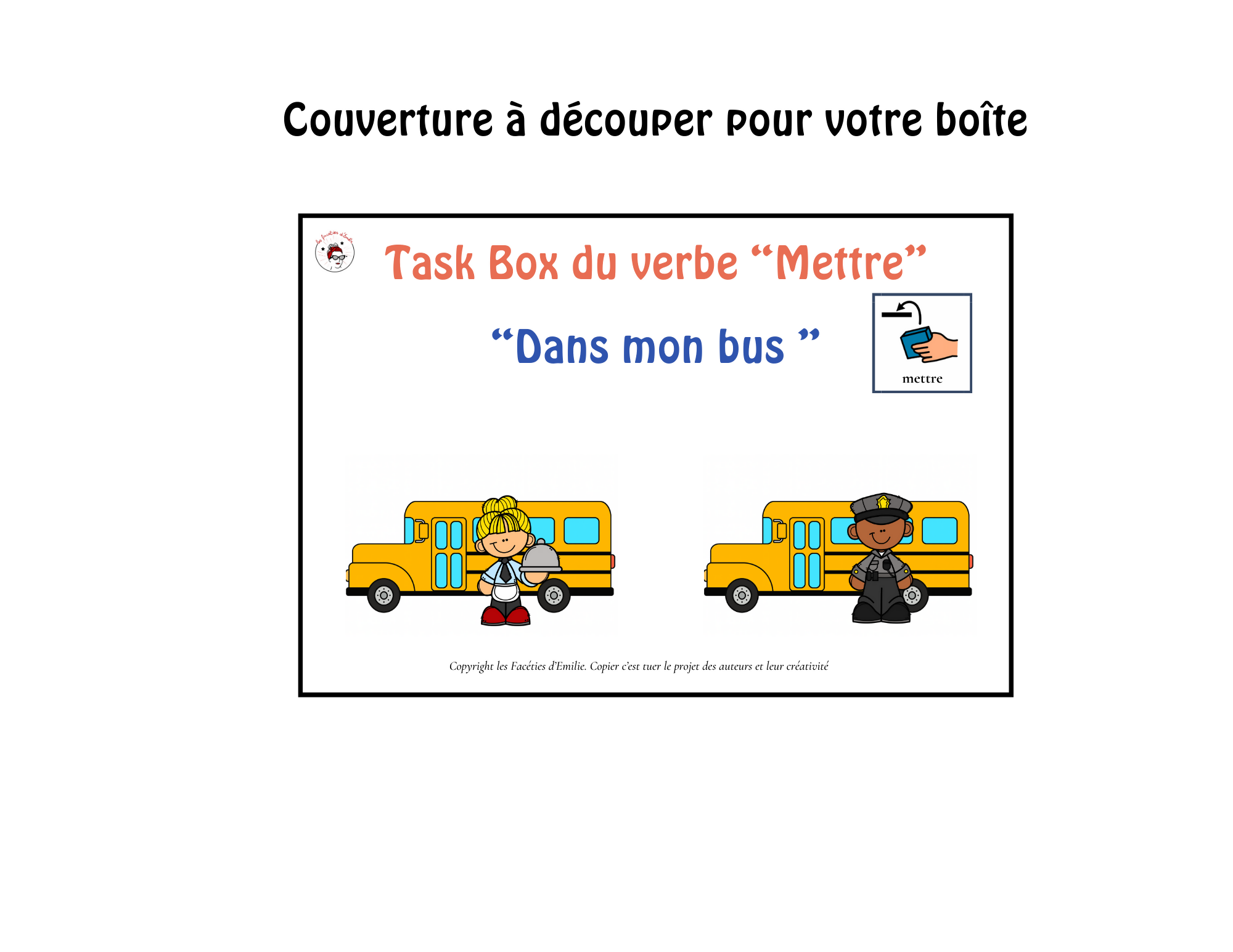 Task Box du verbe "Mettre"