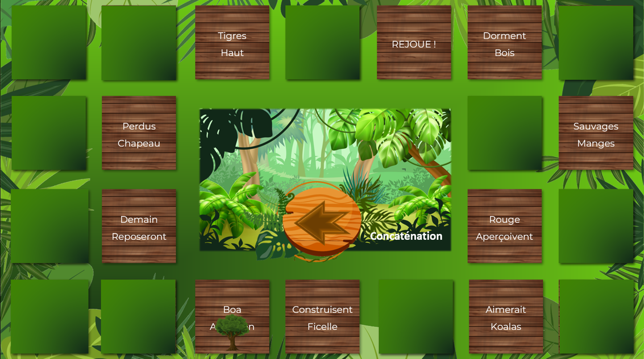 Une course dans la jungle