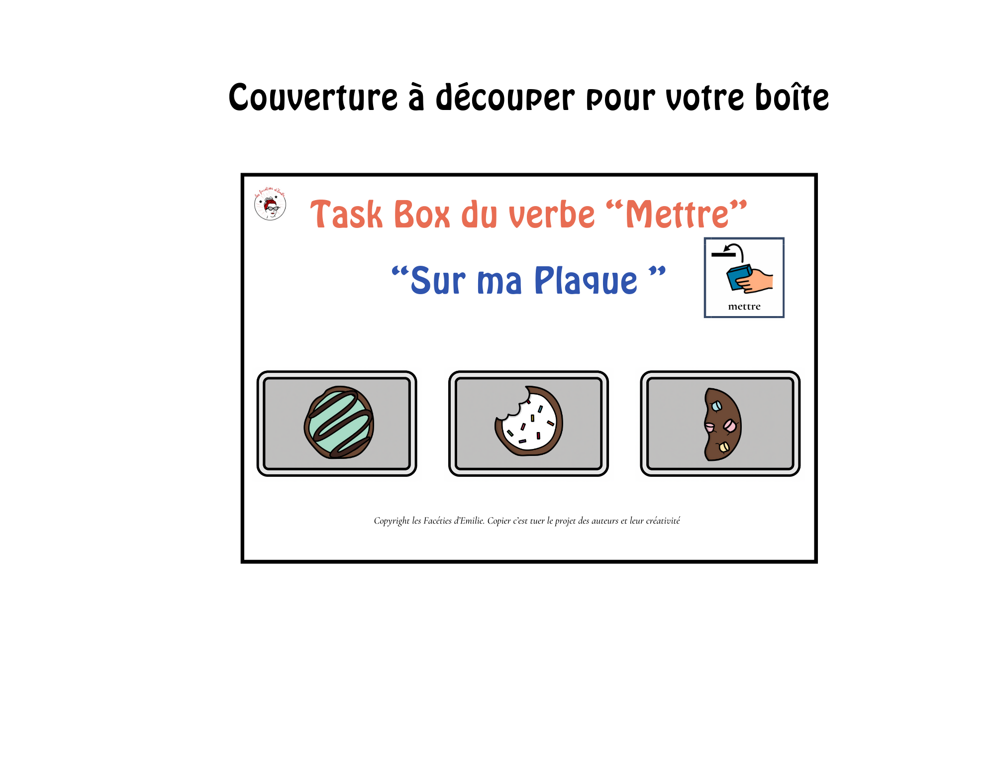 Task Box du verbe "Mettre"