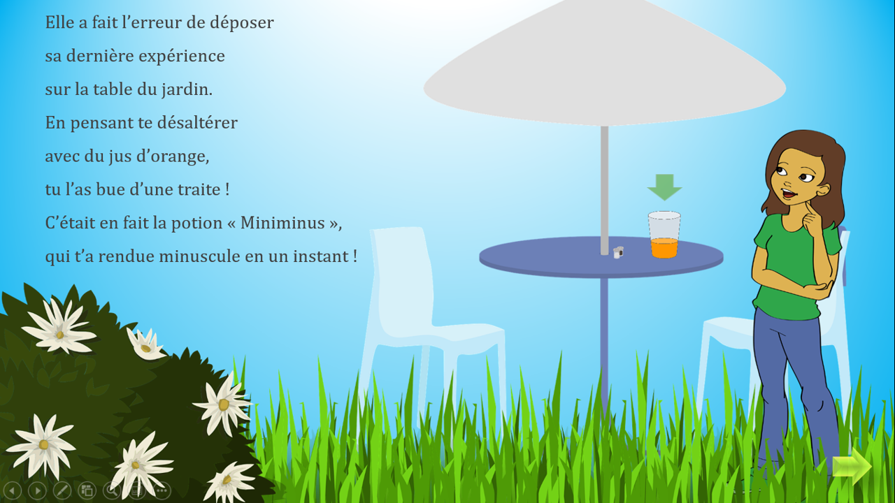 Aventure périlleuse dans le jardin