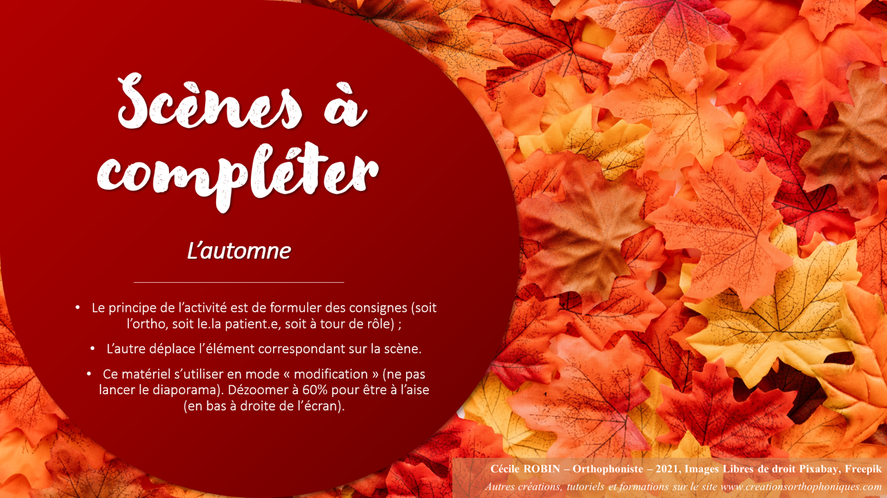 Scènes à compléter - L&