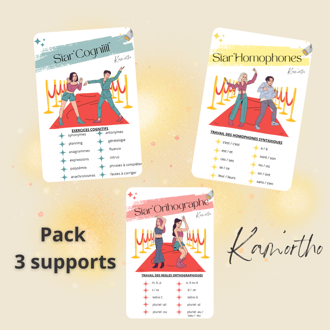 Pack 3 supports - Star&
