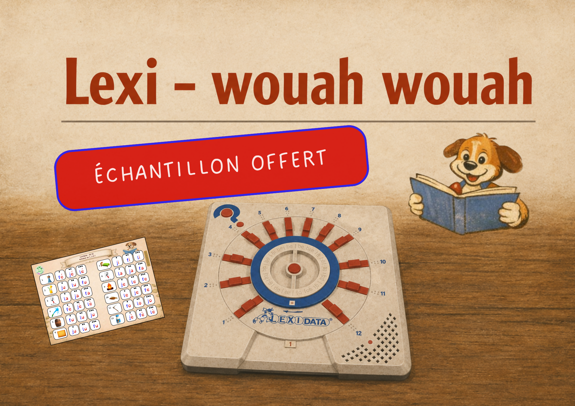 Lexi – wouah wouah – échantillon offert