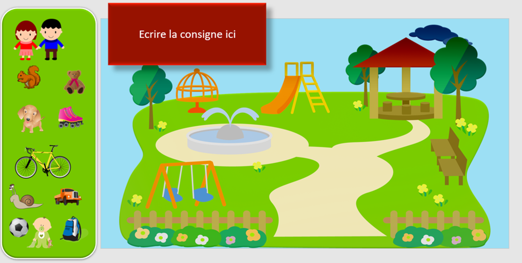 Scènes à compléter diverses