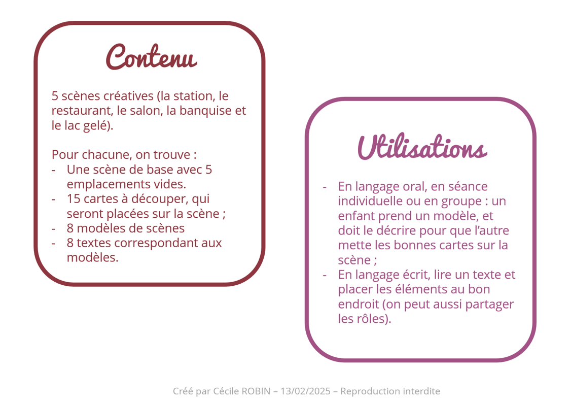 5 Scènes créatives d&