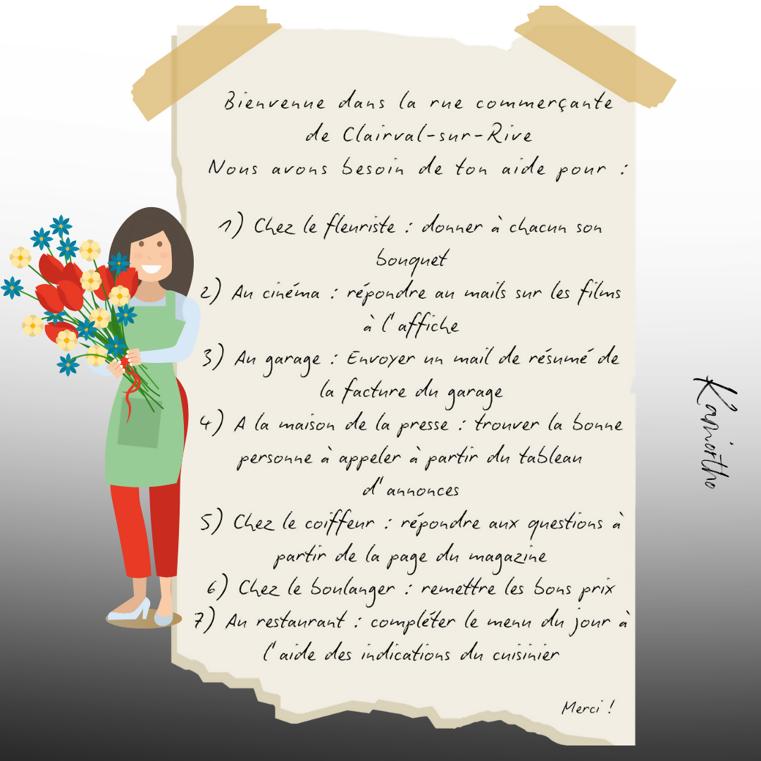 Bienvenue dans la rue commerçante