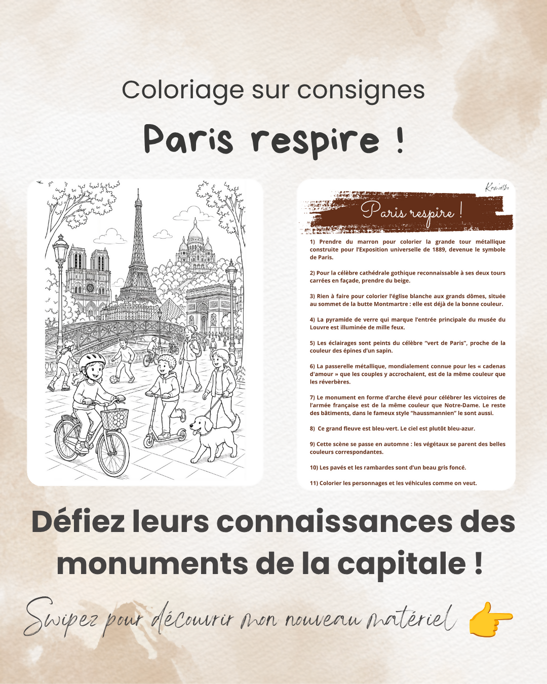 Coloriage - Paris Respire !