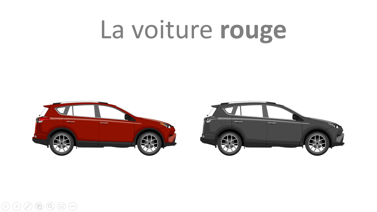 Sur le chemin des mots - Adjectifs de couleur
