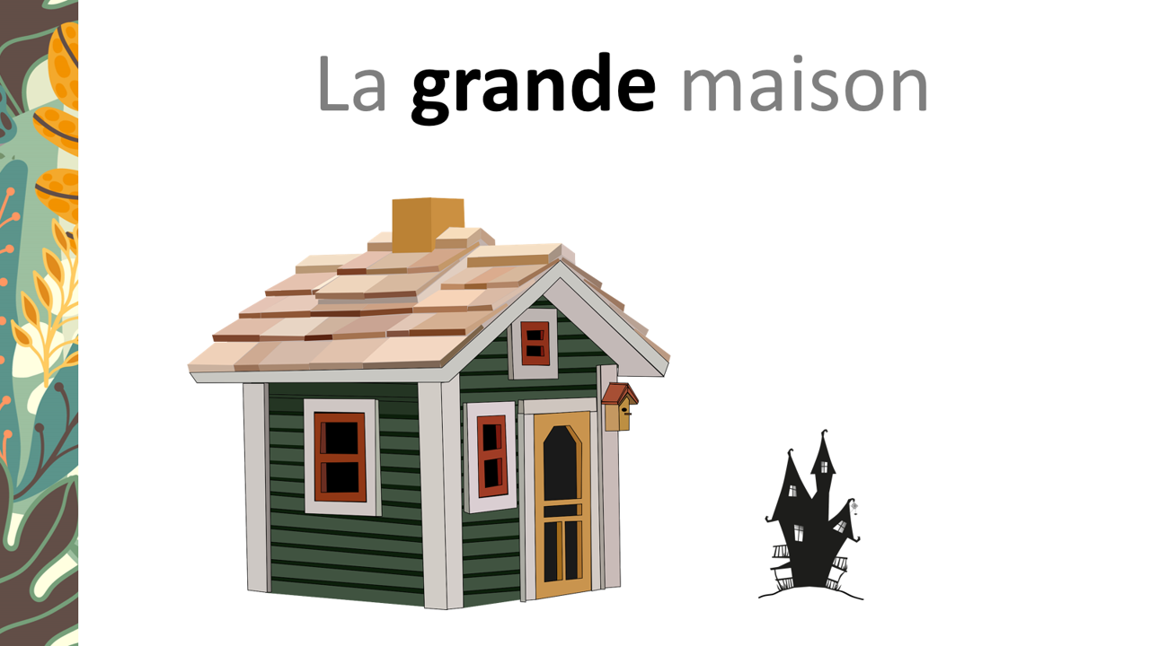 Sur le chemin des mots - petit/grand
