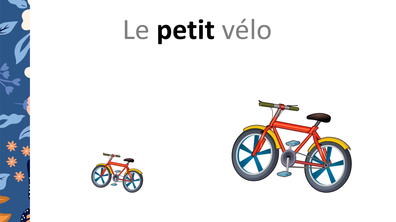 Sur le chemin des mots - petit/grand