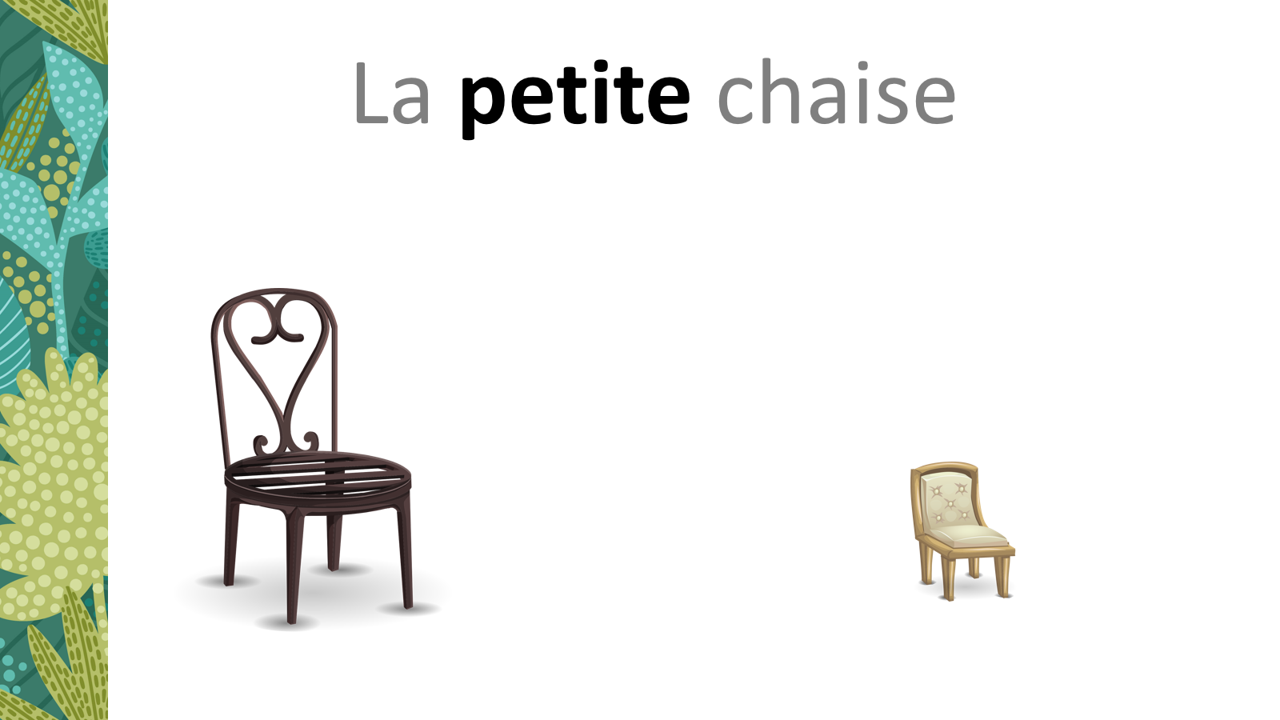 Sur le chemin des mots - petit/grand
