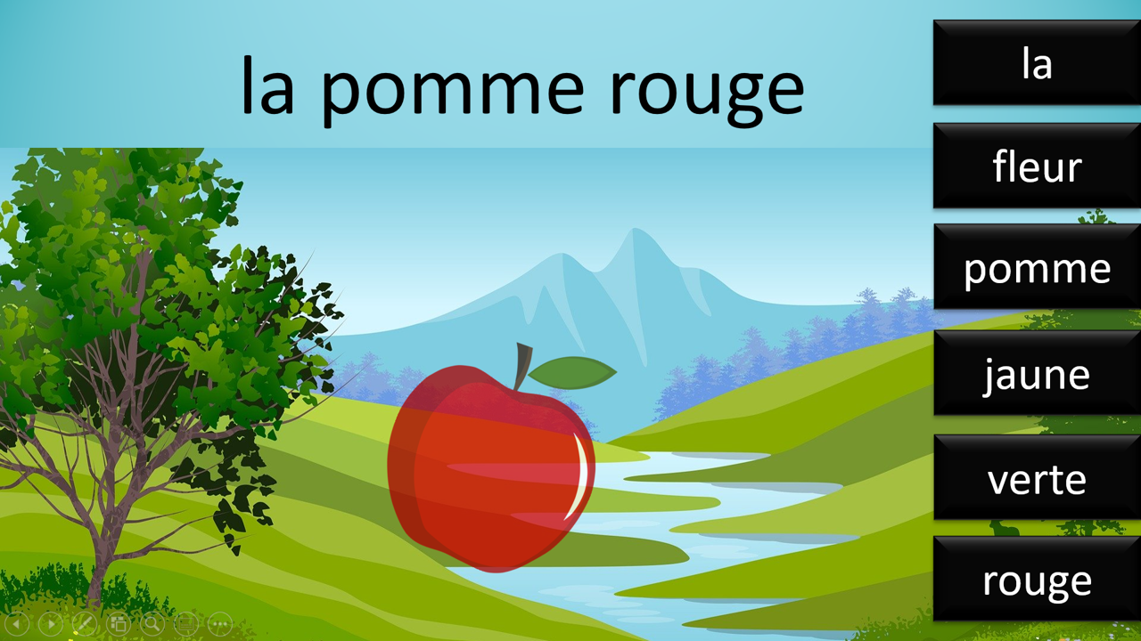 Sur le chemin des mots - Déterminant + Nom + Adjectif de couleur