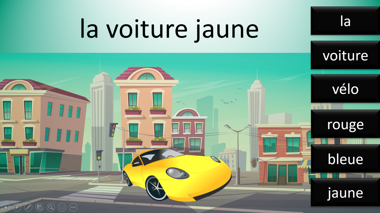 Sur le chemin des mots - Déterminant + Nom + Adjectif de couleur