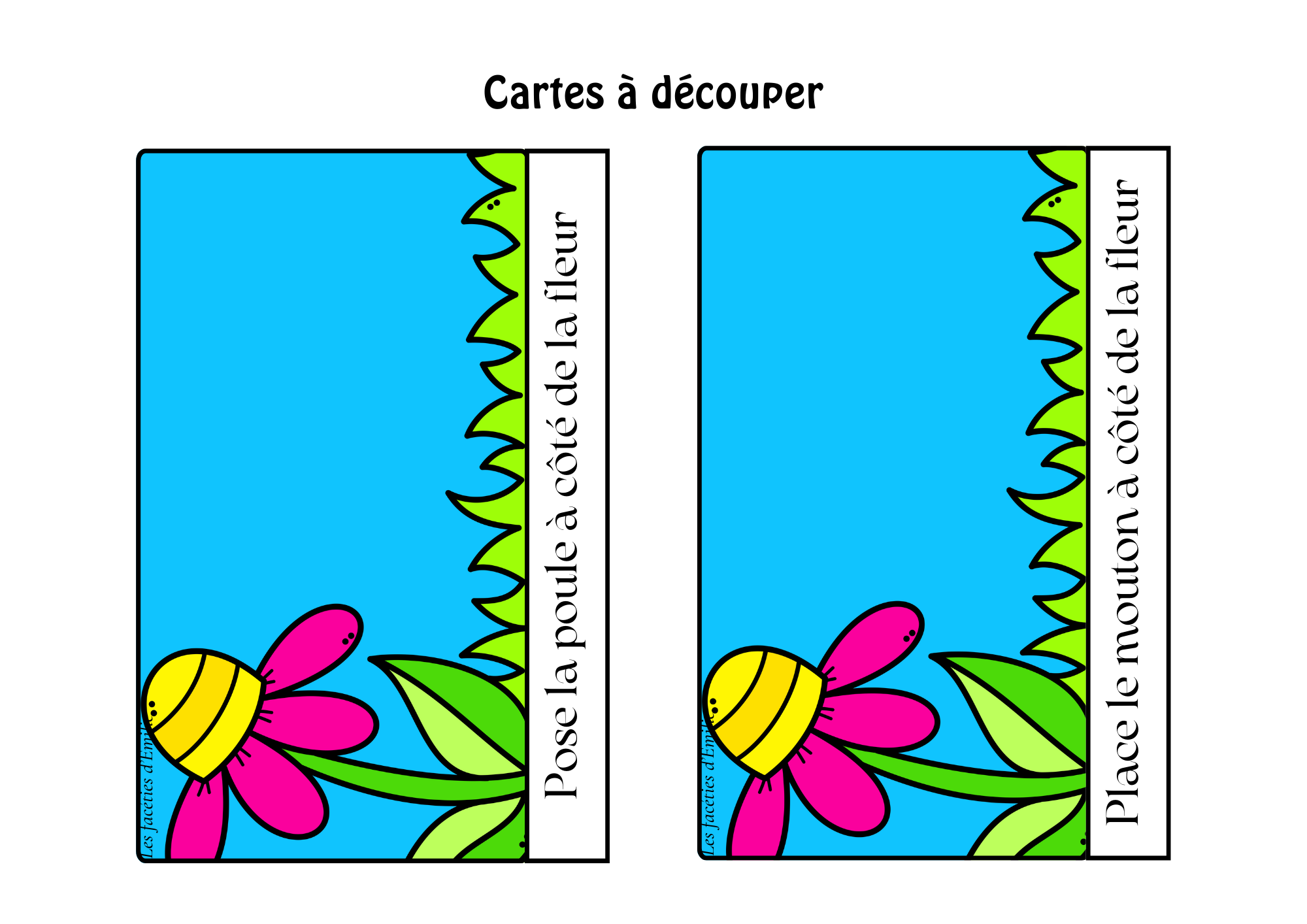 Task Box Lis et Construis "A la Ferme" Niveau 1