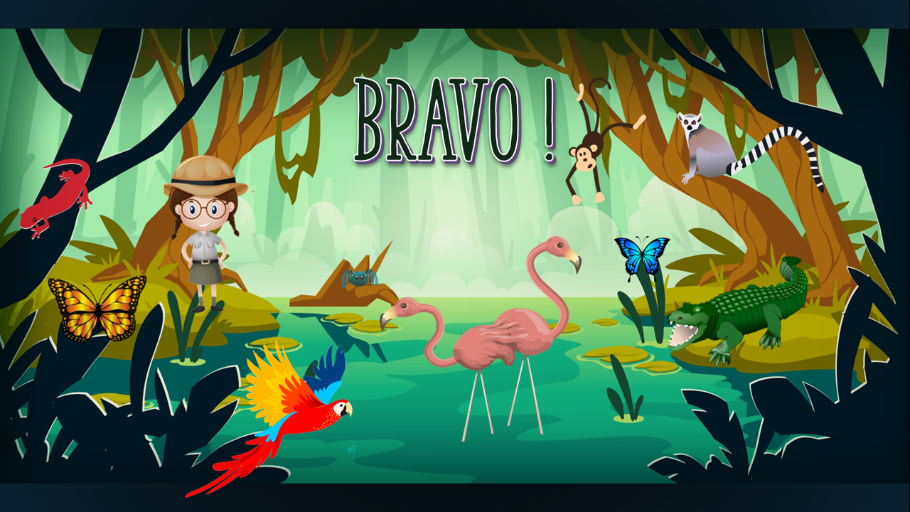 Une course dans la jungle