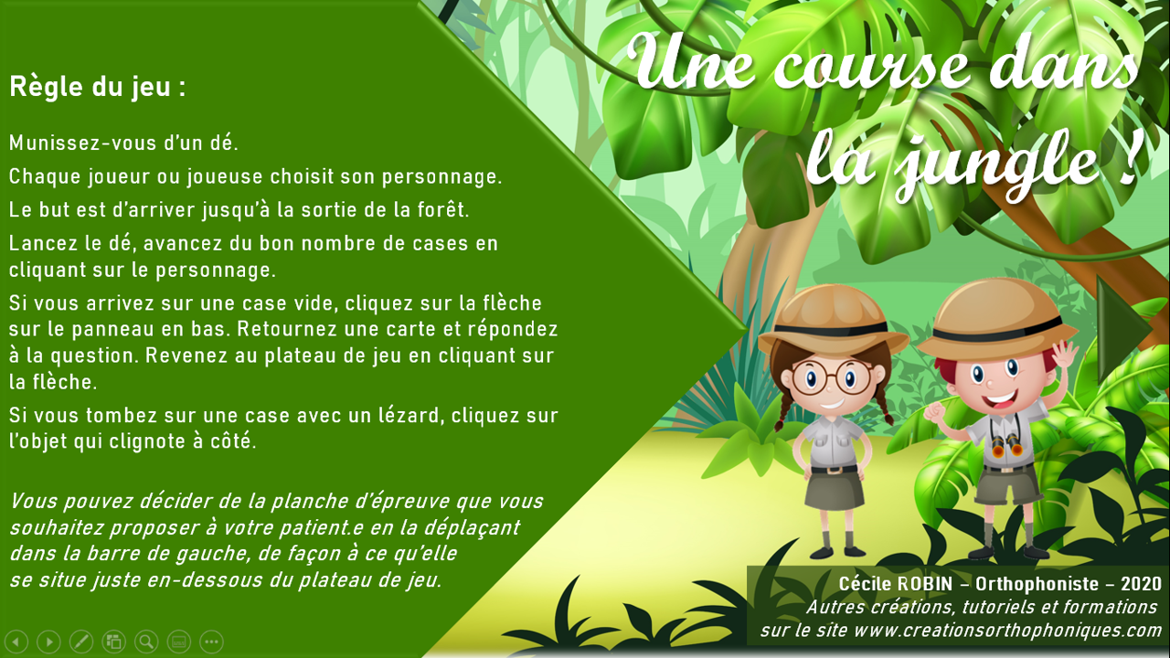 Une course dans la jungle