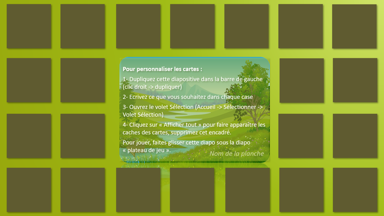 PACK 5 supports thème Printemps