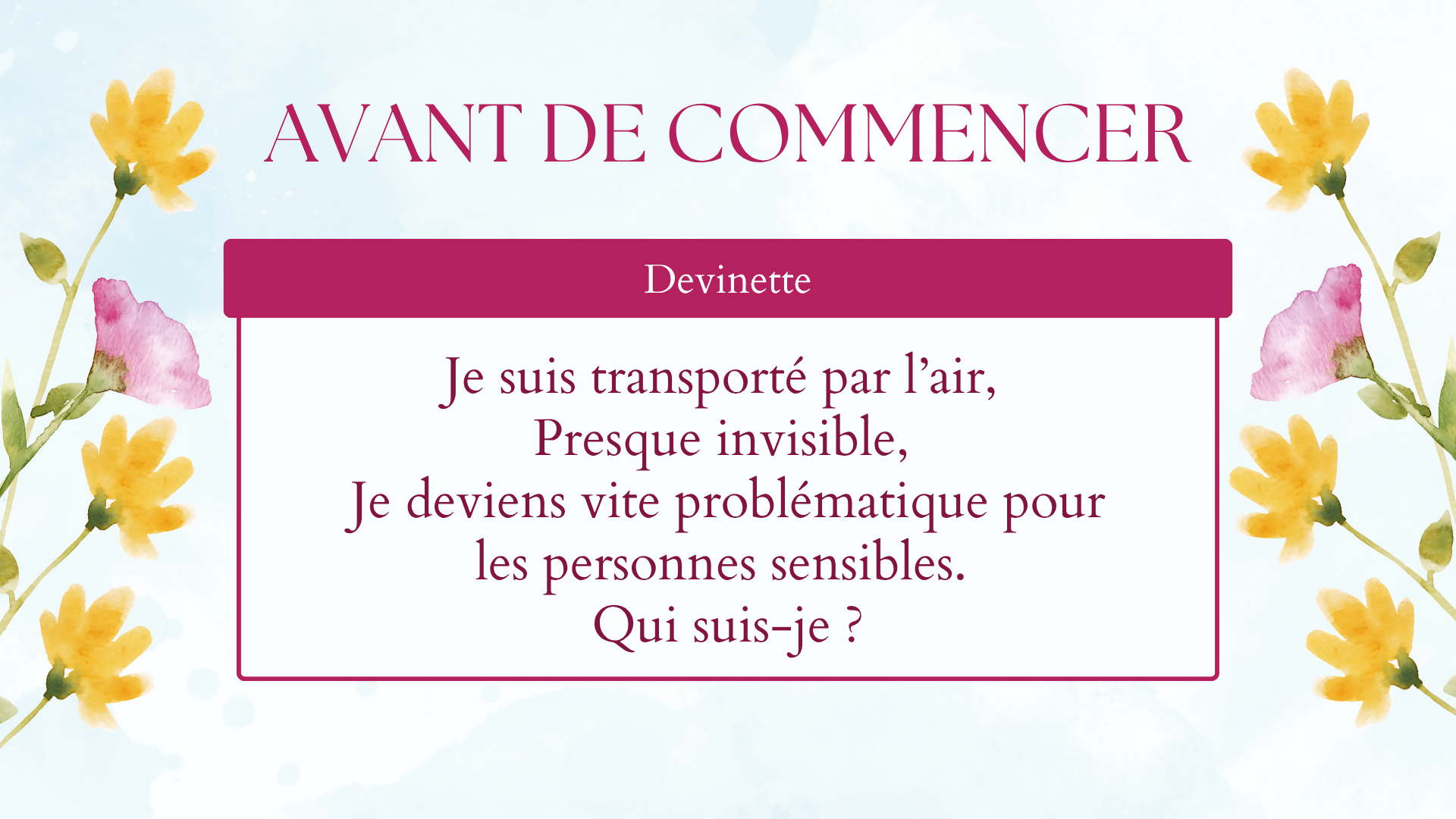 THEMATIK LE PRINTEMPS