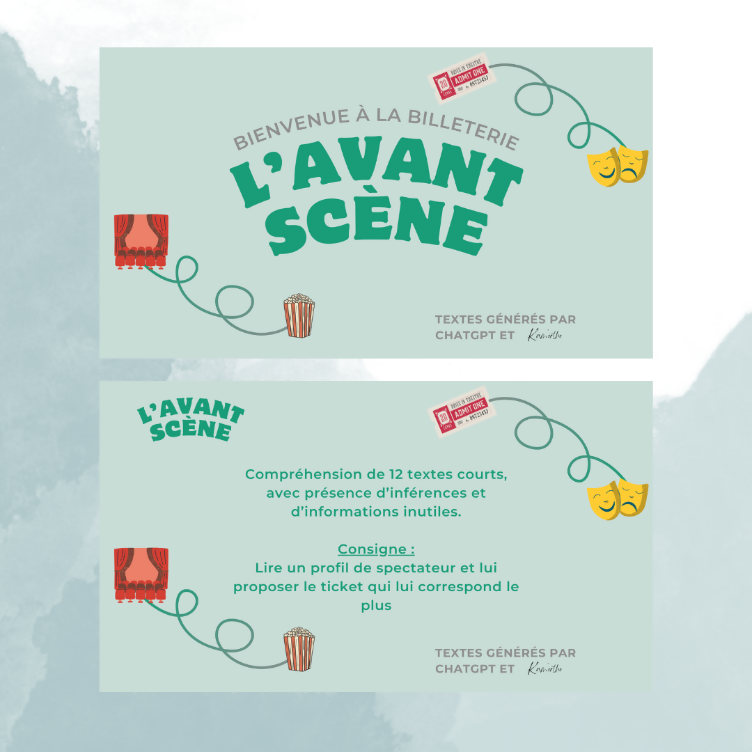 Un profil, un univers - Matériel complet