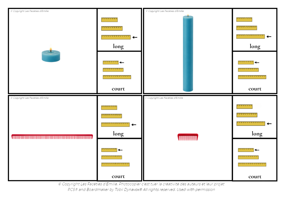 Cartes à Pince des Adjectifs