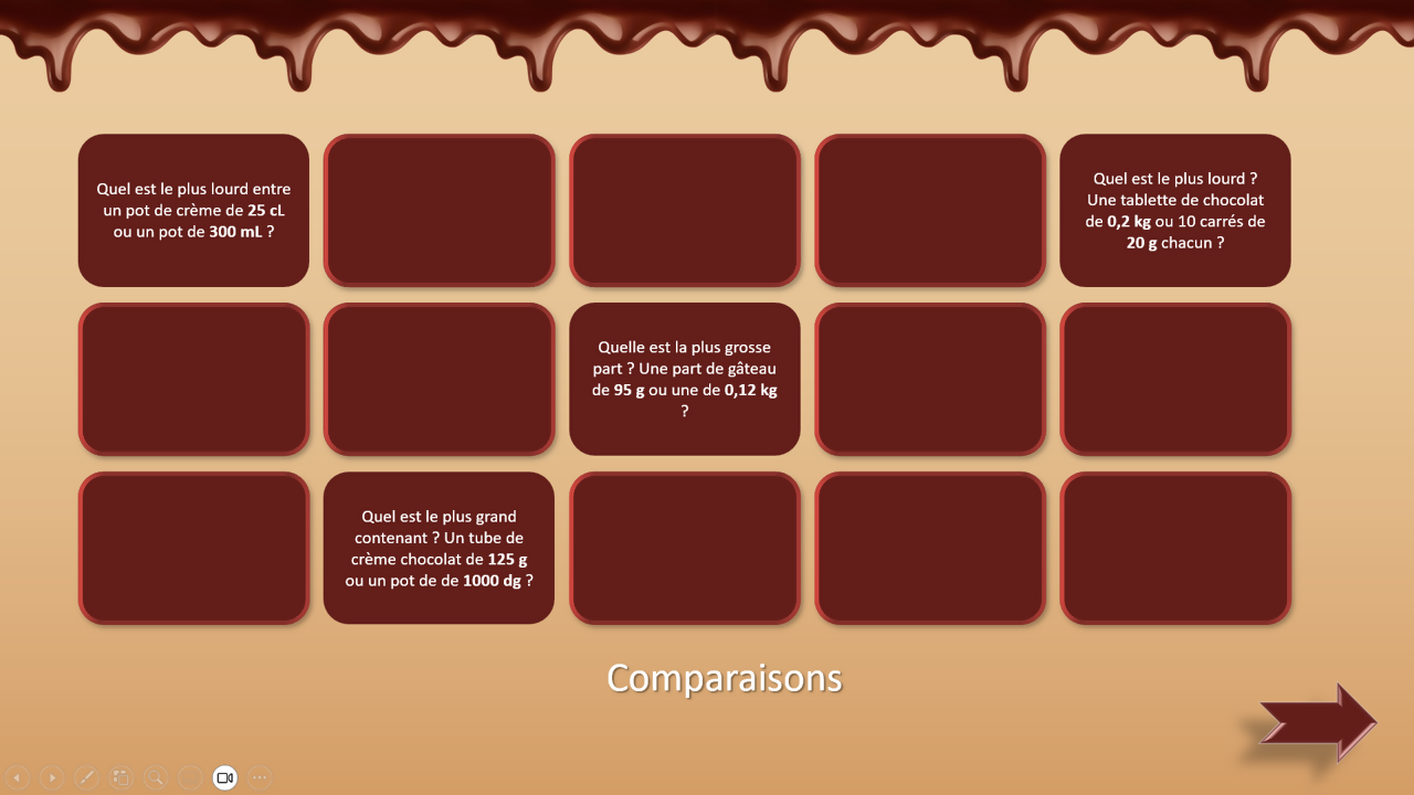 🍫 Course gourmande