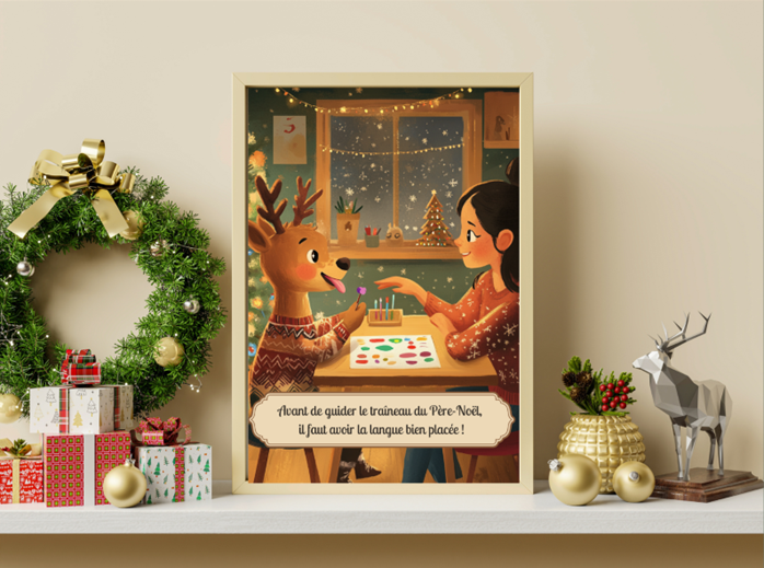 Affiches Orthophonie & Noël