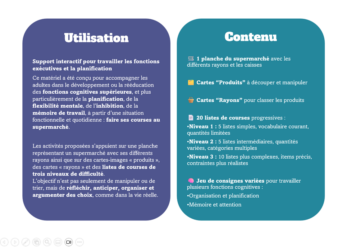 🛒 Le jour des courses