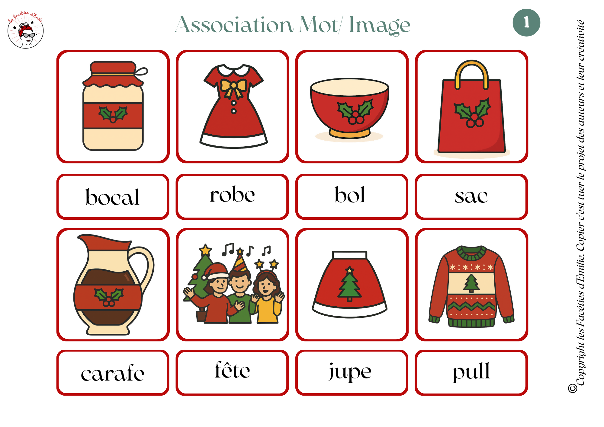 Littératie de Noël, activitées adaptées à la CAA