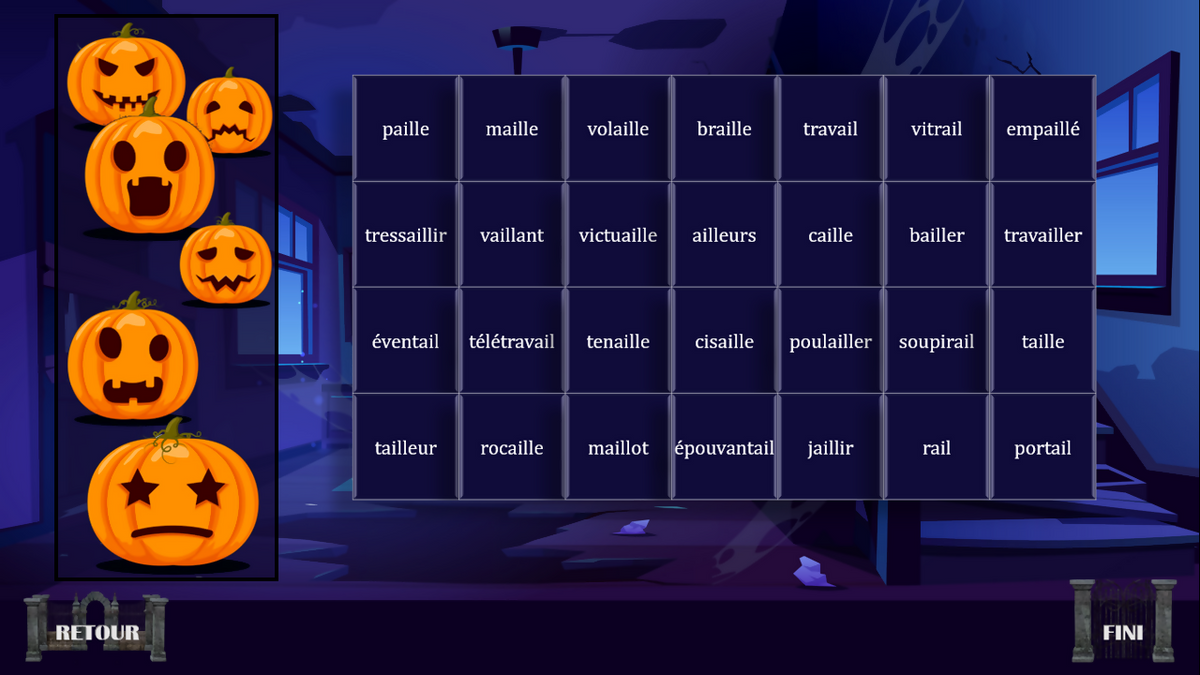 PACK Halloween - 10 Supports LE/LO/CM