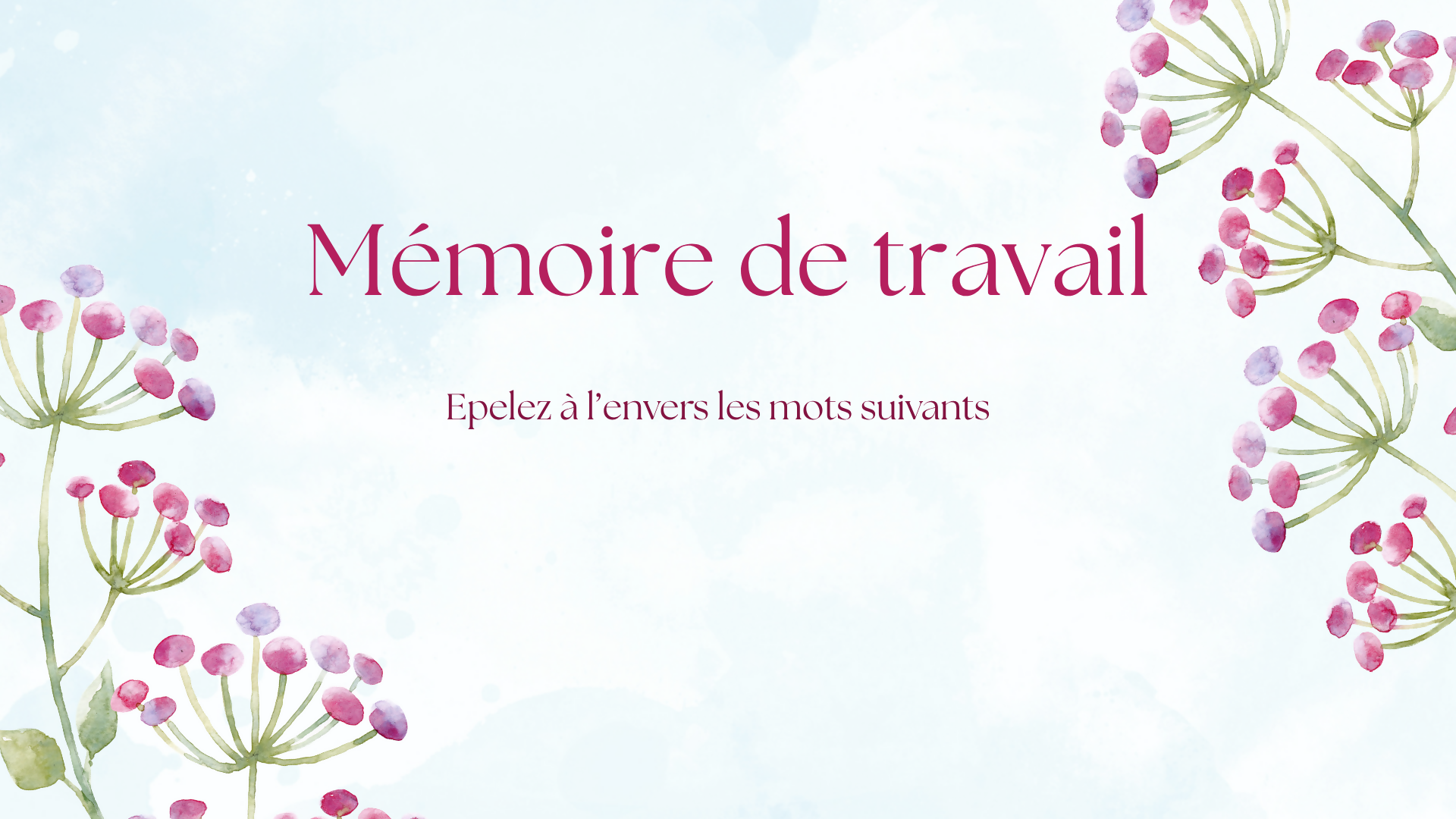 THEMATIK LE PRINTEMPS