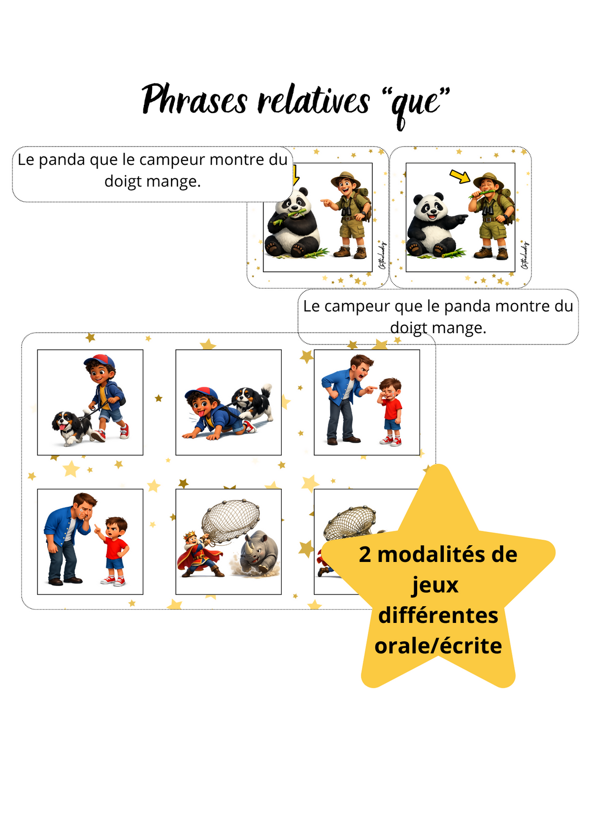Phrases relatives "que"