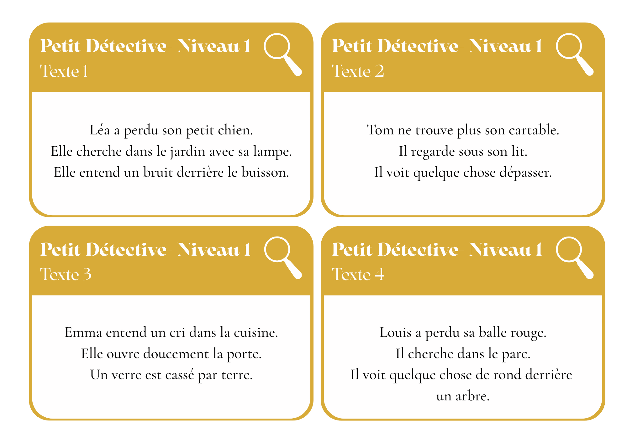 Les Petits Détectives