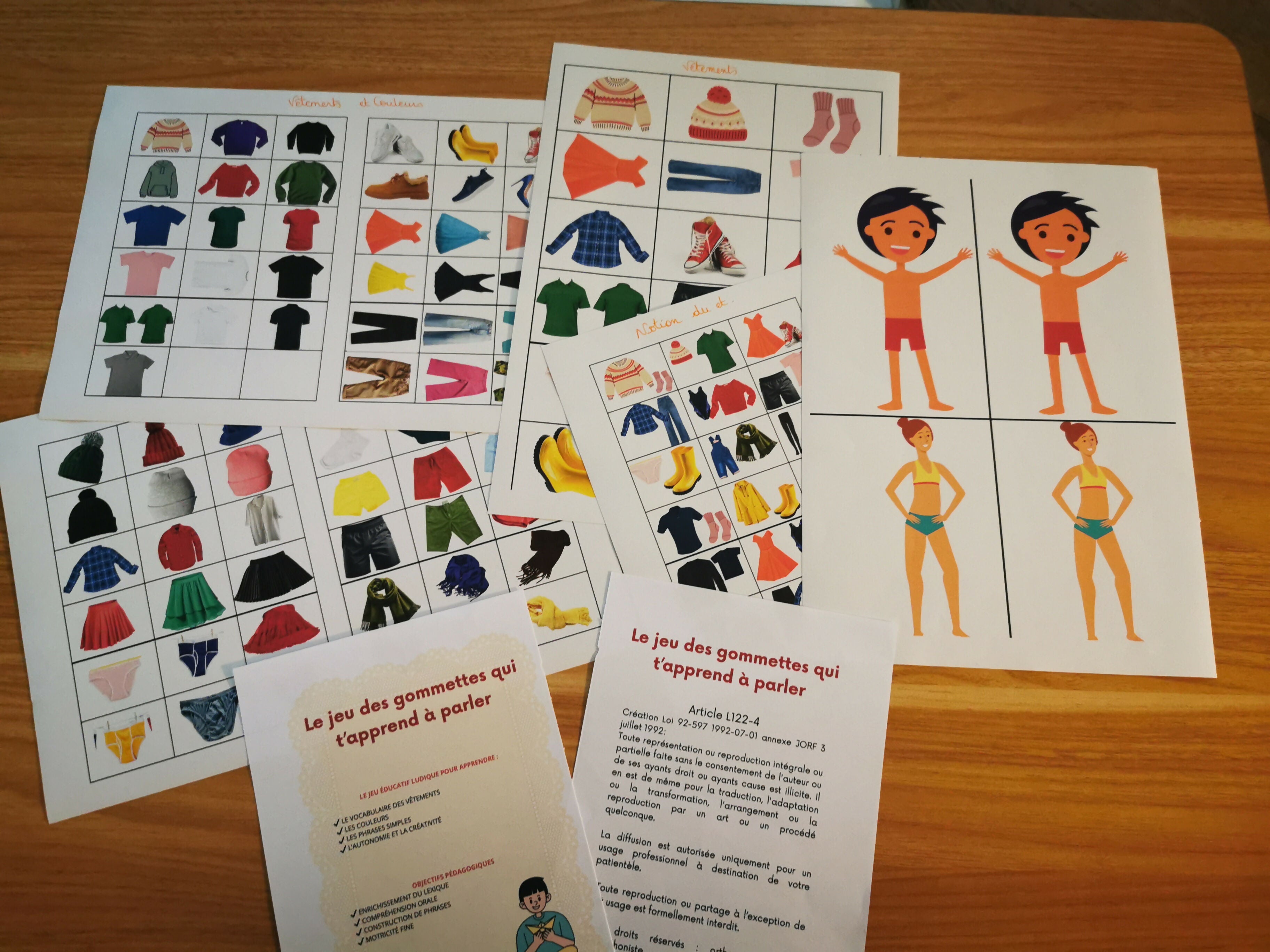 LE JEU DES GOMMETTES QUI T&