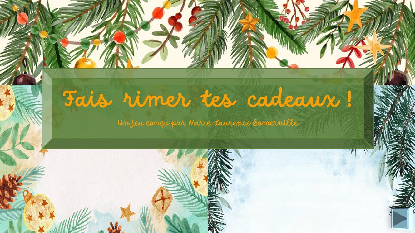 Fais rimer tes cadeaux