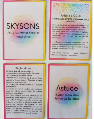 LE SKYSONS DES GRAPHEMES VERSION MAJUSCULES