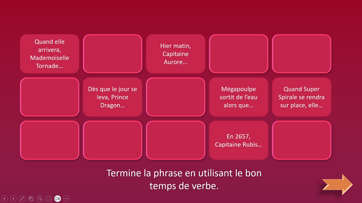 PACK 6 supports Orthographe grammaticale