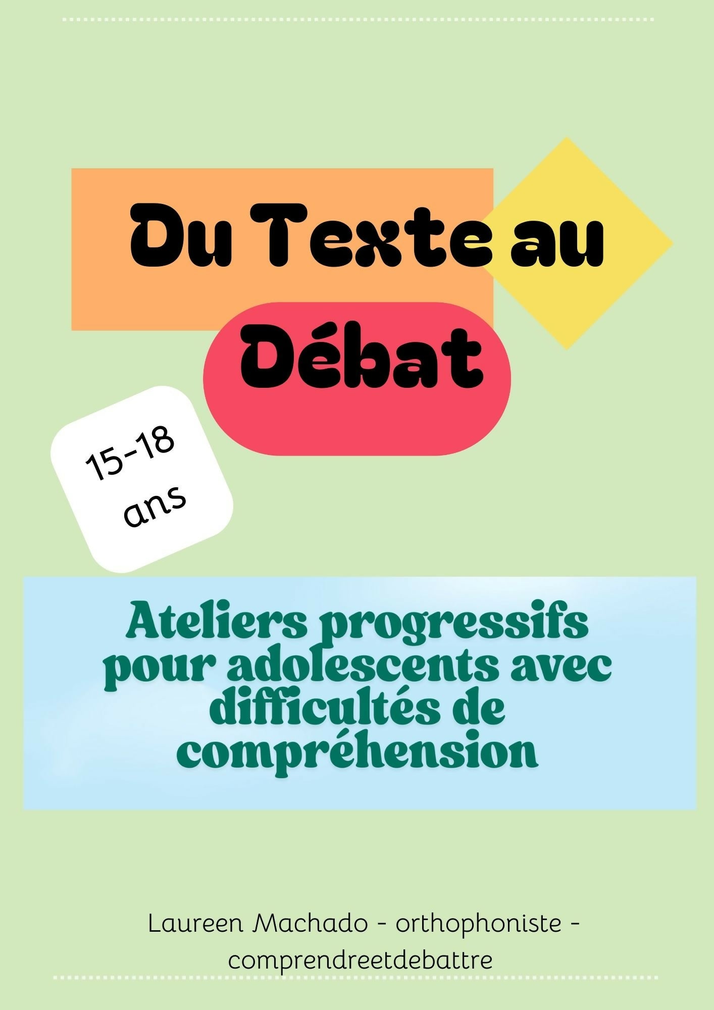 Du texte au Débat 15-18 ans