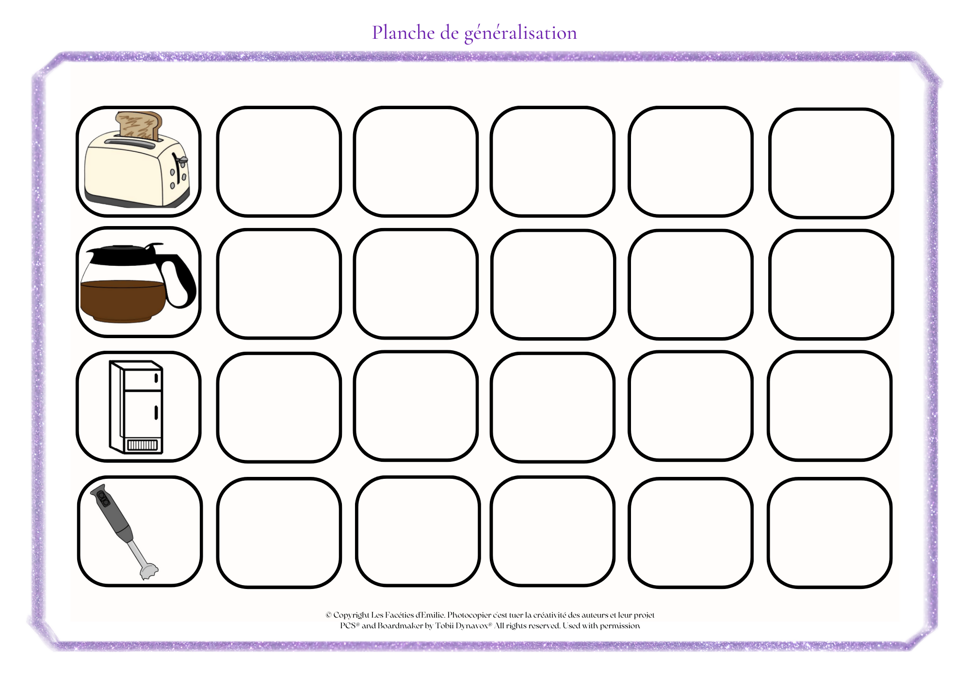 Généralisation d&