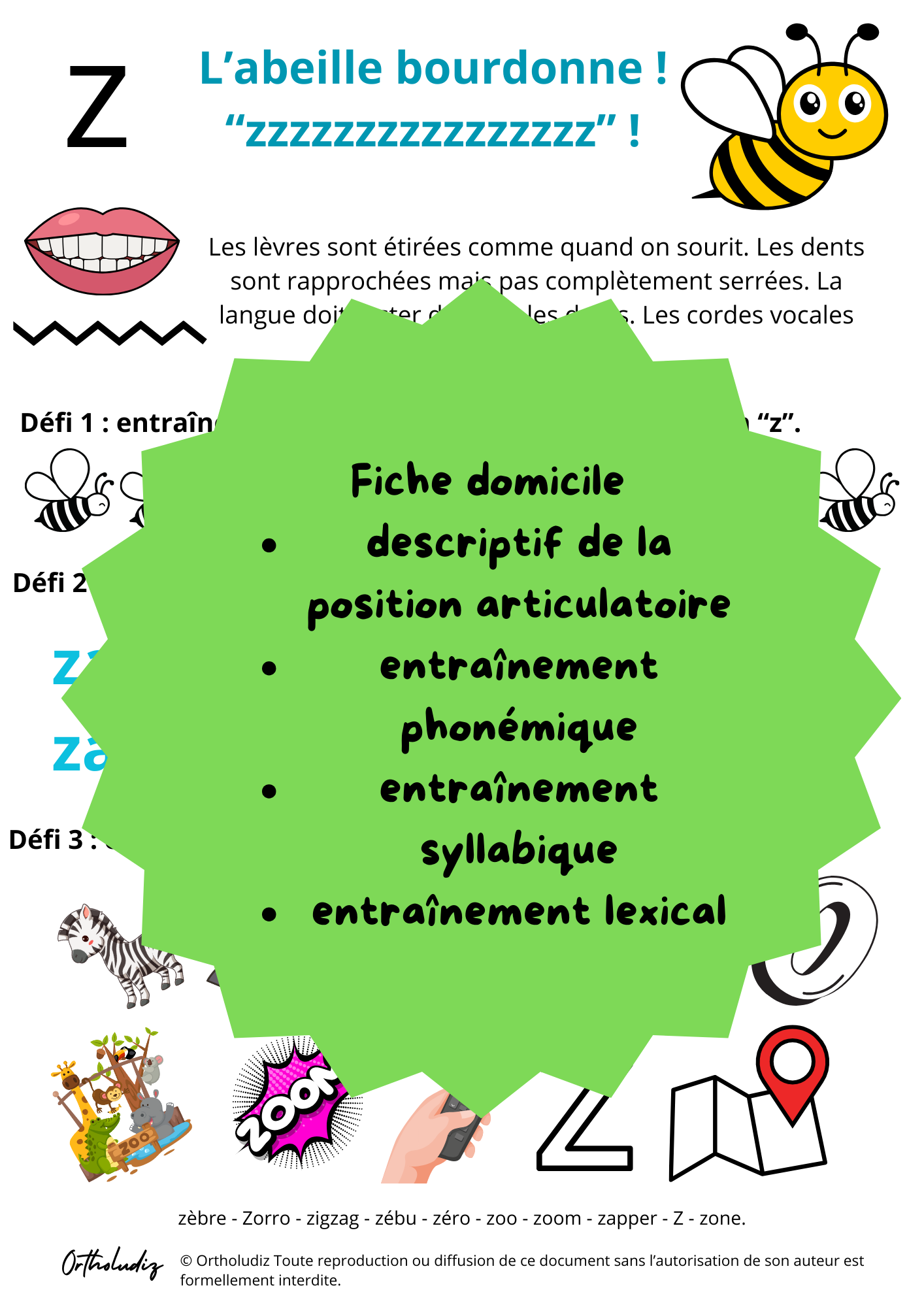 Fiche entraînement à domicile z position initiale
