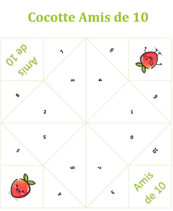 Cocotte Amis de 10
