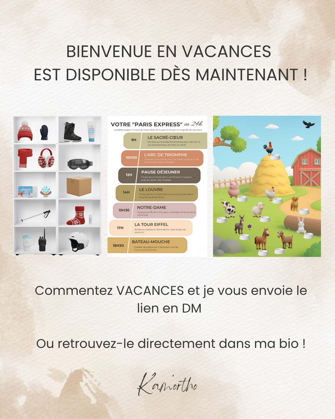 Bienvenue en vacances ✈️