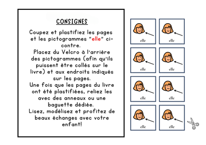 Livre Adapté CAA, Les pronoms &quot;il&quot; et &quot;elle&quot;