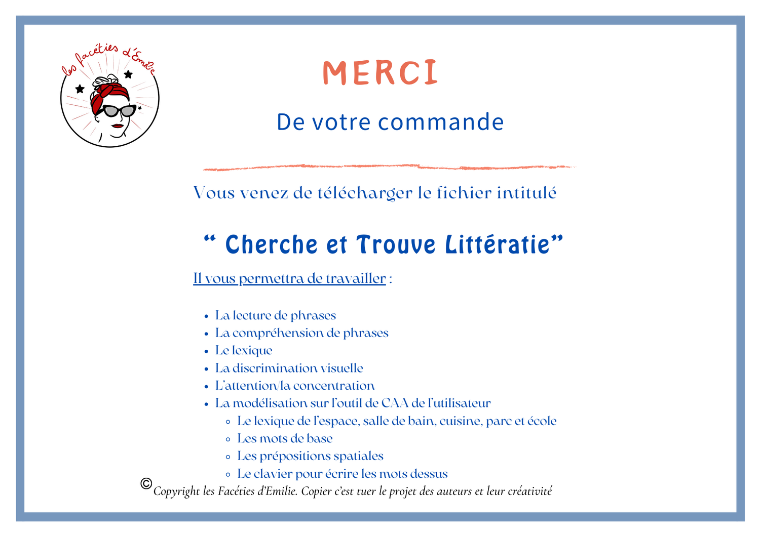 Cherche et Trouve Littératie