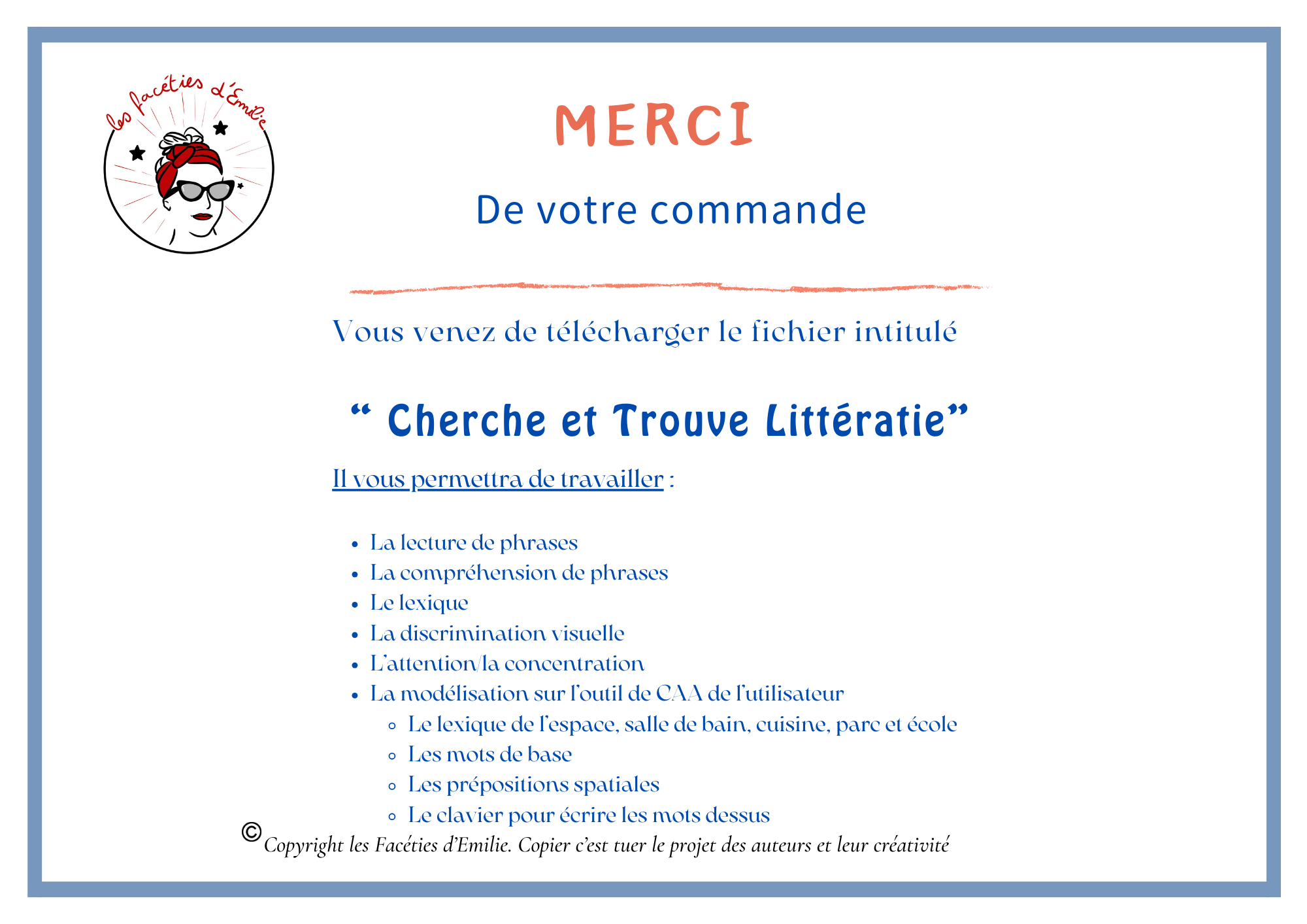 Cherche et Trouve Littératie