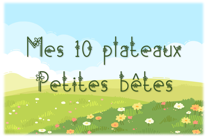 Mes 10 plateaux - Petites bêtes PDF