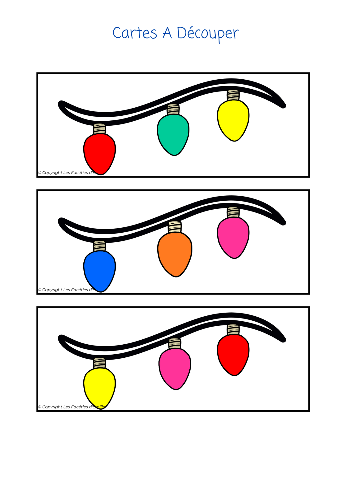 Task Box imitation/Algorithme &quot;Les guirlandes lumineuses&quot;