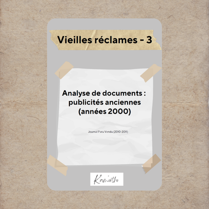 Vieilles réclames - 3 (années 2000)