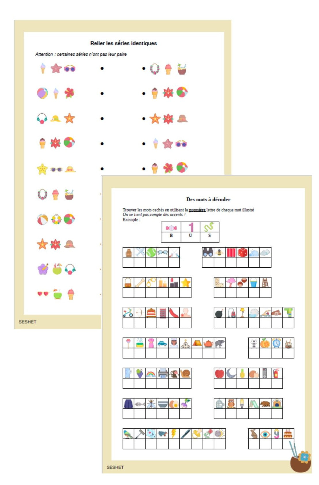 Cahier de vacances 2025